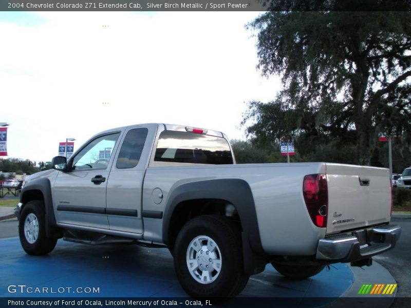 Silver Birch Metallic / Sport Pewter 2004 Chevrolet Colorado Z71 Extended Cab