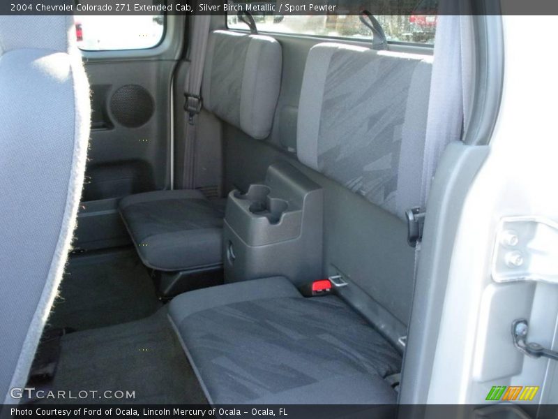 Silver Birch Metallic / Sport Pewter 2004 Chevrolet Colorado Z71 Extended Cab
