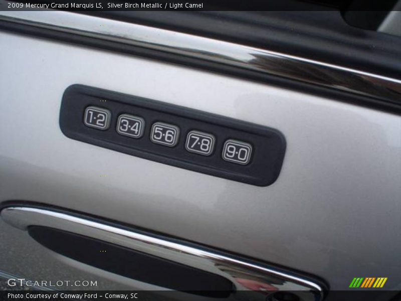 Silver Birch Metallic / Light Camel 2009 Mercury Grand Marquis LS