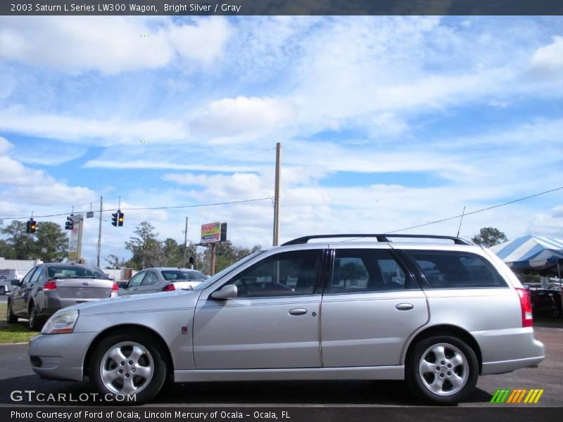 Bright Silver / Gray 2003 Saturn L Series LW300 Wagon
