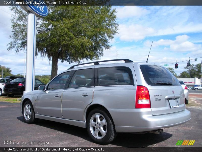 Bright Silver / Gray 2003 Saturn L Series LW300 Wagon