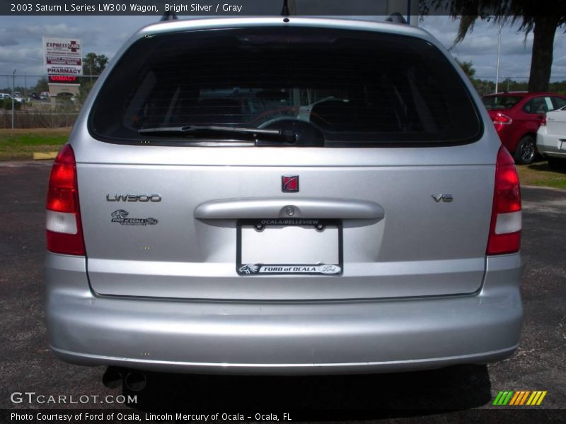 Bright Silver / Gray 2003 Saturn L Series LW300 Wagon