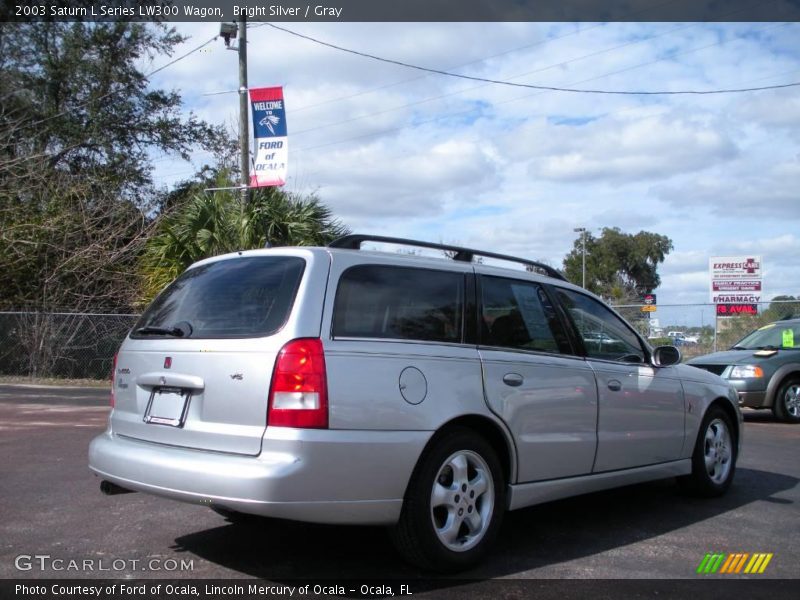 Bright Silver / Gray 2003 Saturn L Series LW300 Wagon