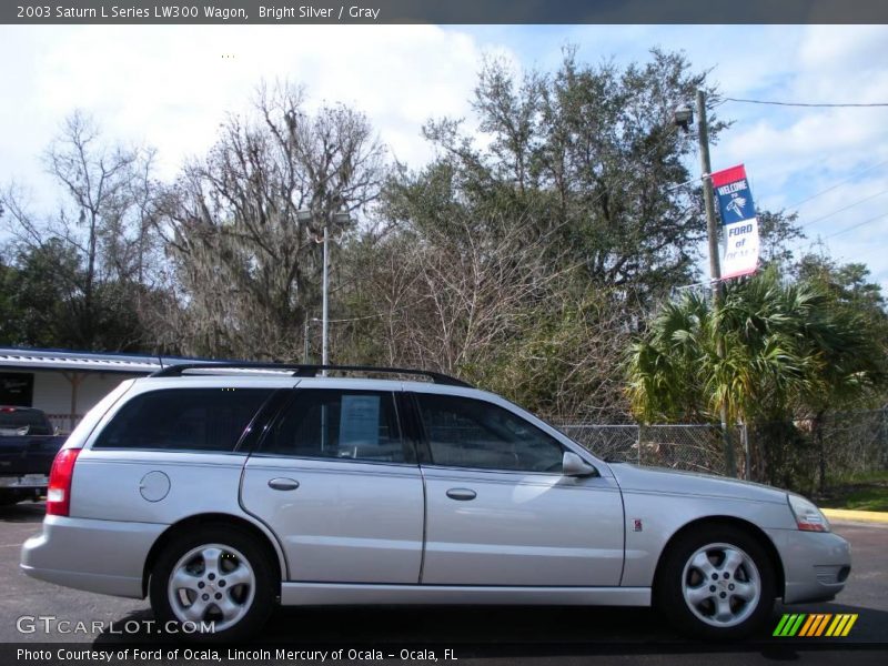 Bright Silver / Gray 2003 Saturn L Series LW300 Wagon