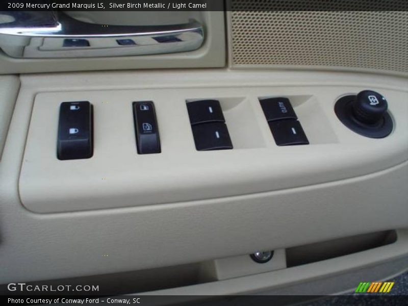 Silver Birch Metallic / Light Camel 2009 Mercury Grand Marquis LS