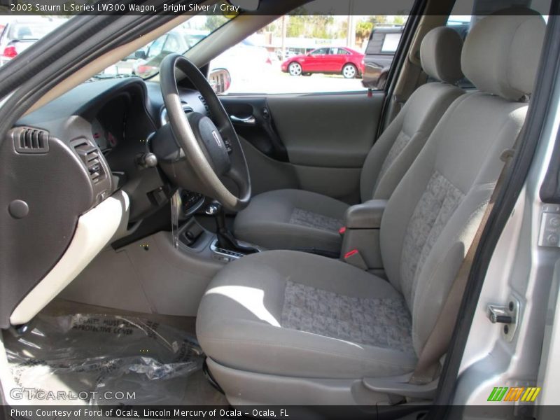 Bright Silver / Gray 2003 Saturn L Series LW300 Wagon