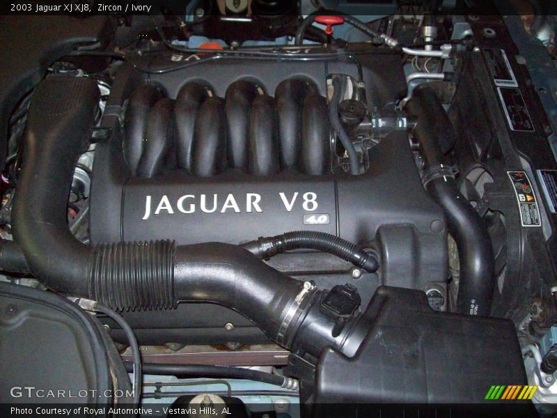 Zircon / Ivory 2003 Jaguar XJ XJ8