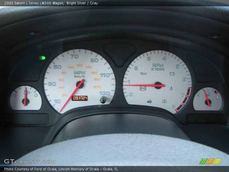 Bright Silver / Gray 2003 Saturn L Series LW300 Wagon