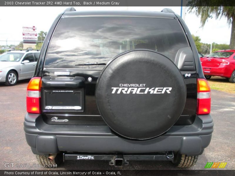 Black / Medium Gray 2003 Chevrolet Tracker ZR2 4WD Hard Top