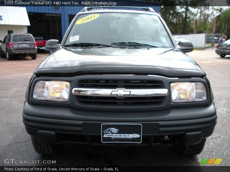 Black / Medium Gray 2003 Chevrolet Tracker ZR2 4WD Hard Top