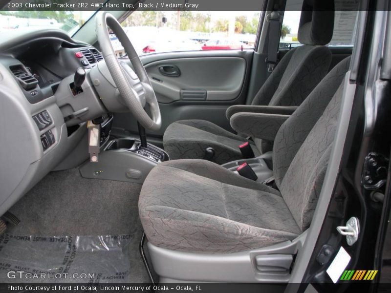 Black / Medium Gray 2003 Chevrolet Tracker ZR2 4WD Hard Top