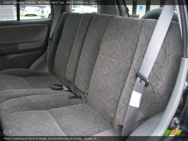 Black / Medium Gray 2003 Chevrolet Tracker ZR2 4WD Hard Top