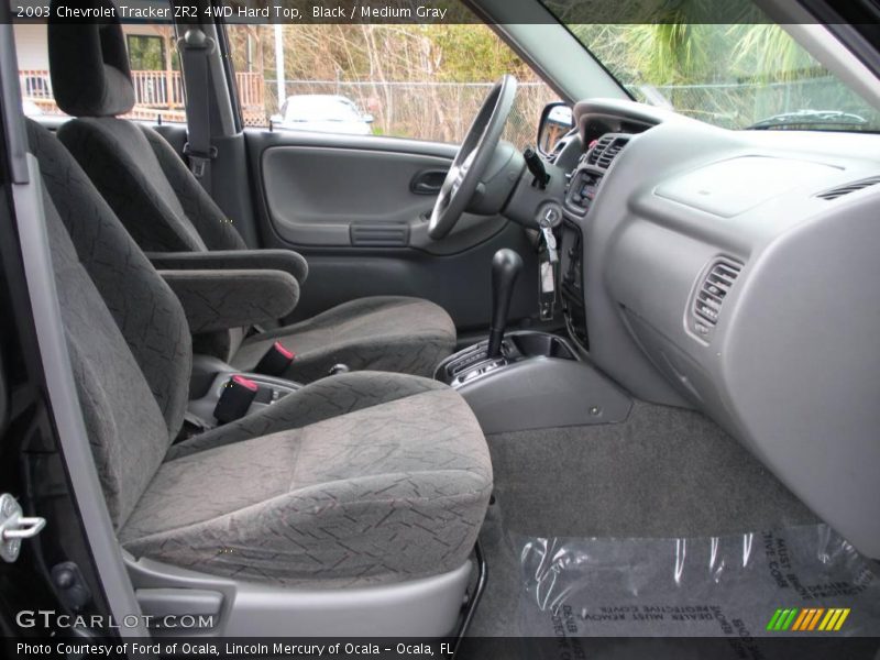 Black / Medium Gray 2003 Chevrolet Tracker ZR2 4WD Hard Top