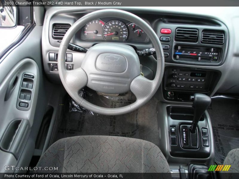 Black / Medium Gray 2003 Chevrolet Tracker ZR2 4WD Hard Top