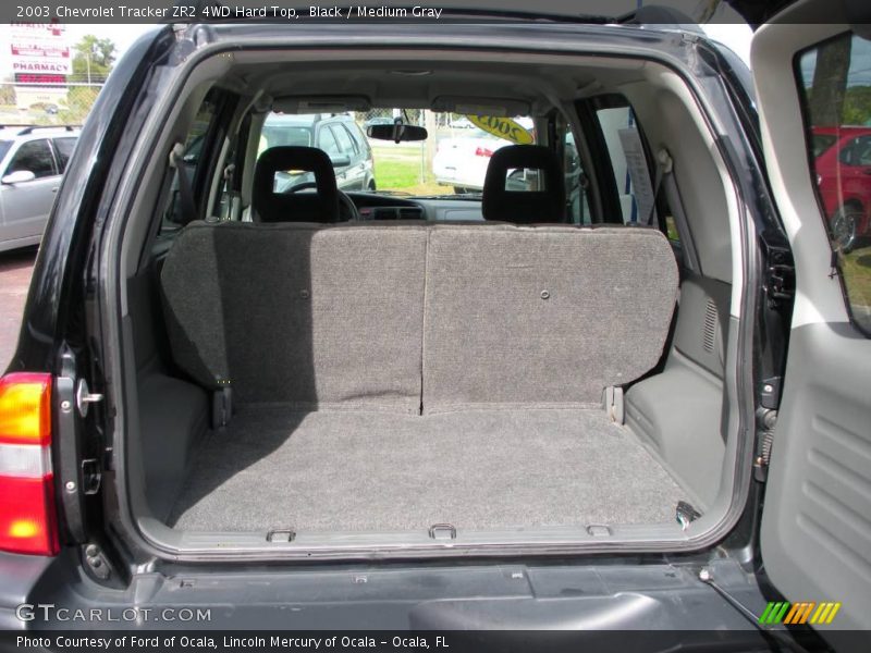 Black / Medium Gray 2003 Chevrolet Tracker ZR2 4WD Hard Top
