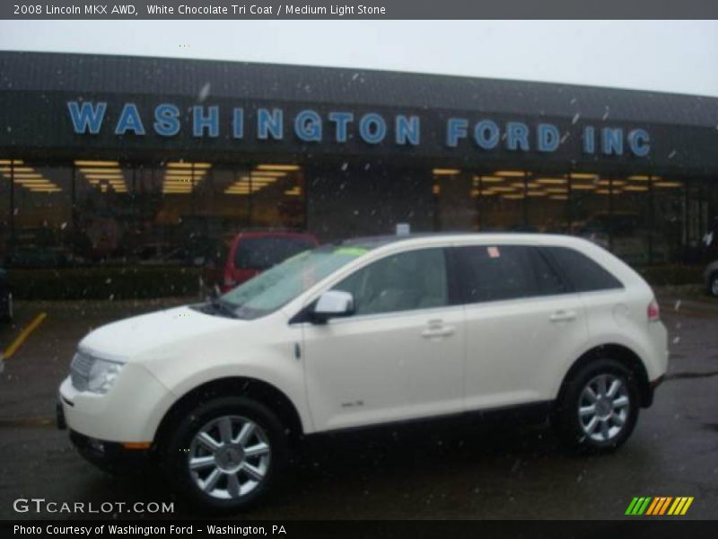 White Chocolate Tri Coat / Medium Light Stone 2008 Lincoln MKX AWD