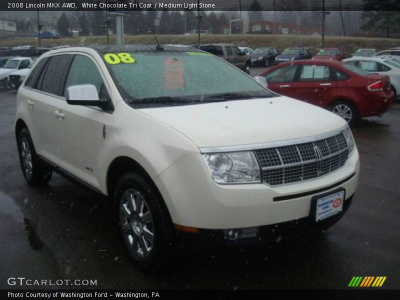 White Chocolate Tri Coat / Medium Light Stone 2008 Lincoln MKX AWD