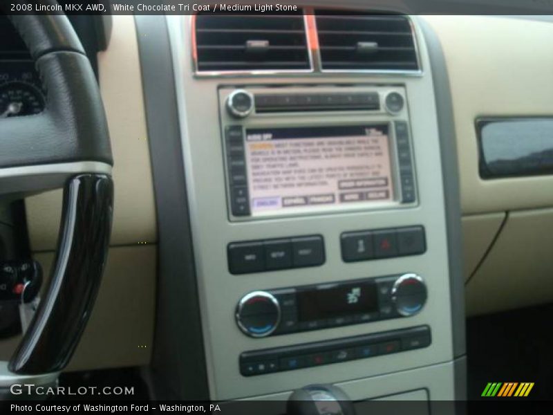 White Chocolate Tri Coat / Medium Light Stone 2008 Lincoln MKX AWD
