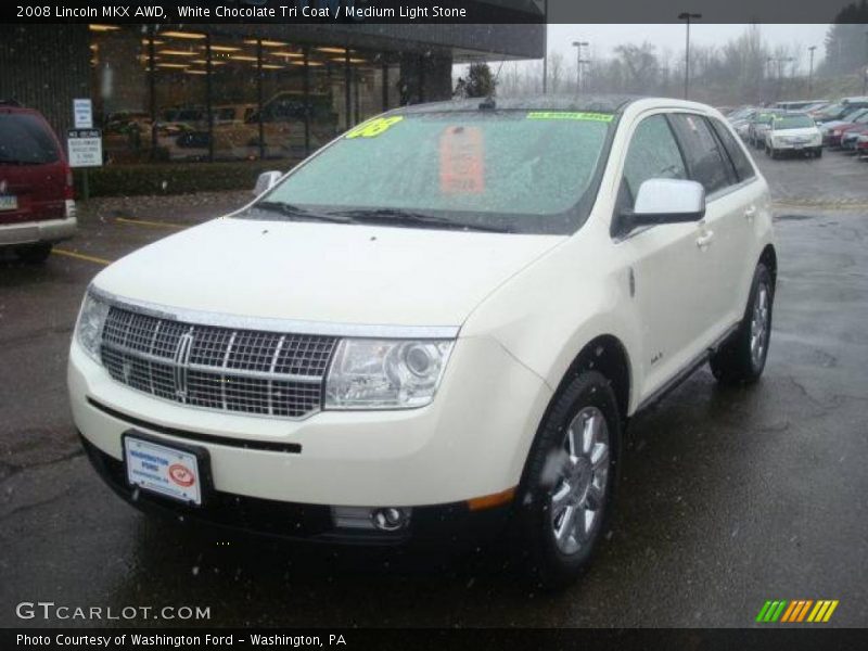 White Chocolate Tri Coat / Medium Light Stone 2008 Lincoln MKX AWD