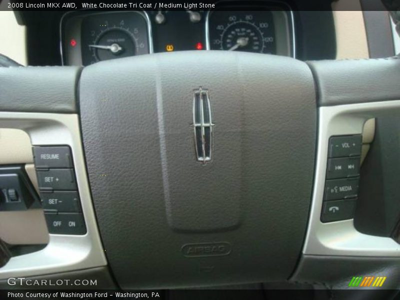 White Chocolate Tri Coat / Medium Light Stone 2008 Lincoln MKX AWD