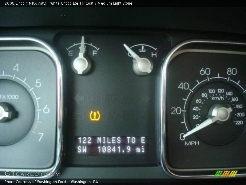 White Chocolate Tri Coat / Medium Light Stone 2008 Lincoln MKX AWD