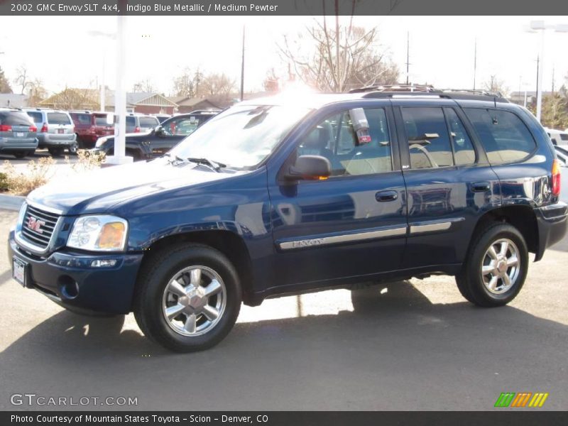 Indigo Blue Metallic / Medium Pewter 2002 GMC Envoy SLT 4x4