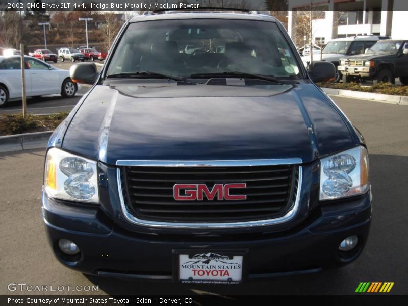 Indigo Blue Metallic / Medium Pewter 2002 GMC Envoy SLT 4x4