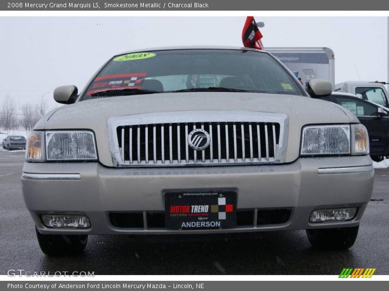 Smokestone Metallic / Charcoal Black 2008 Mercury Grand Marquis LS