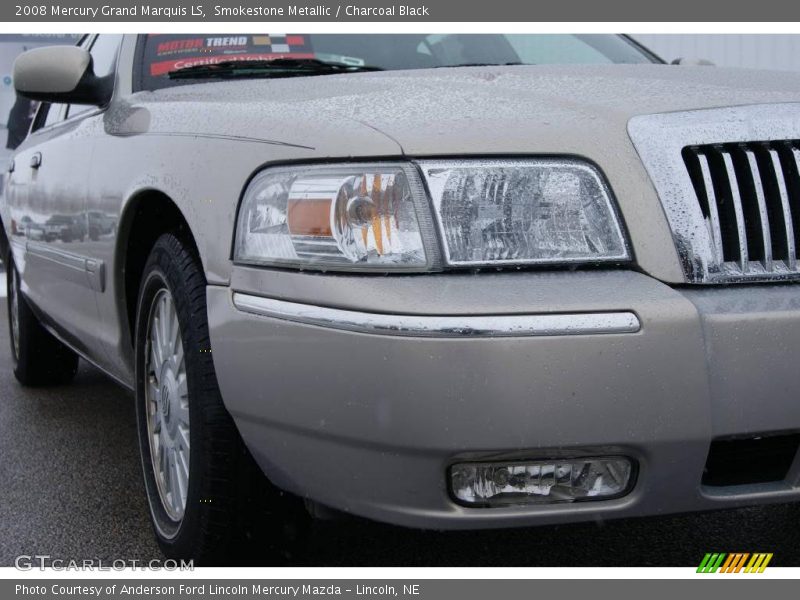 Smokestone Metallic / Charcoal Black 2008 Mercury Grand Marquis LS