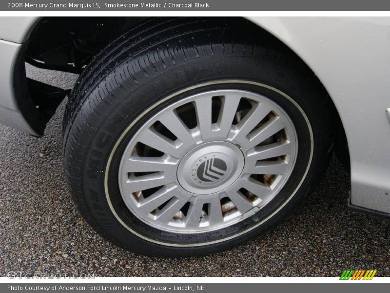 Smokestone Metallic / Charcoal Black 2008 Mercury Grand Marquis LS