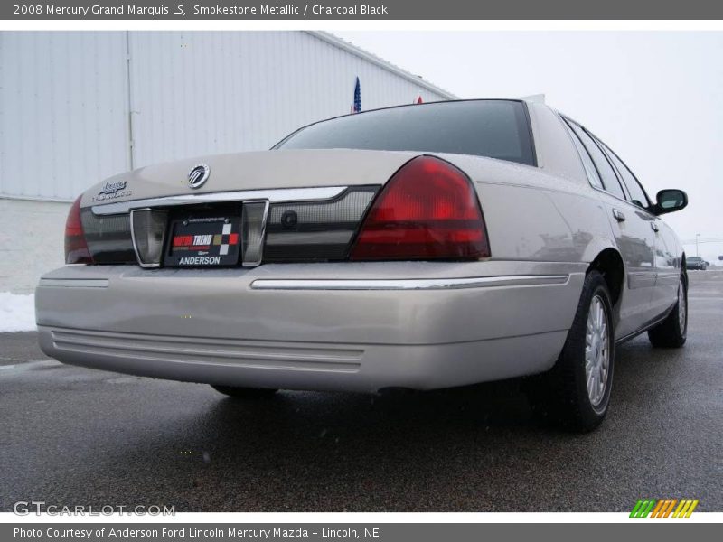 Smokestone Metallic / Charcoal Black 2008 Mercury Grand Marquis LS