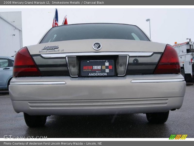 Smokestone Metallic / Charcoal Black 2008 Mercury Grand Marquis LS