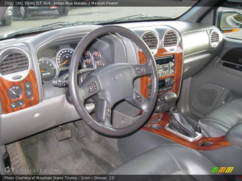 Indigo Blue Metallic / Medium Pewter 2002 GMC Envoy SLT 4x4