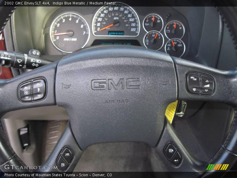 Indigo Blue Metallic / Medium Pewter 2002 GMC Envoy SLT 4x4