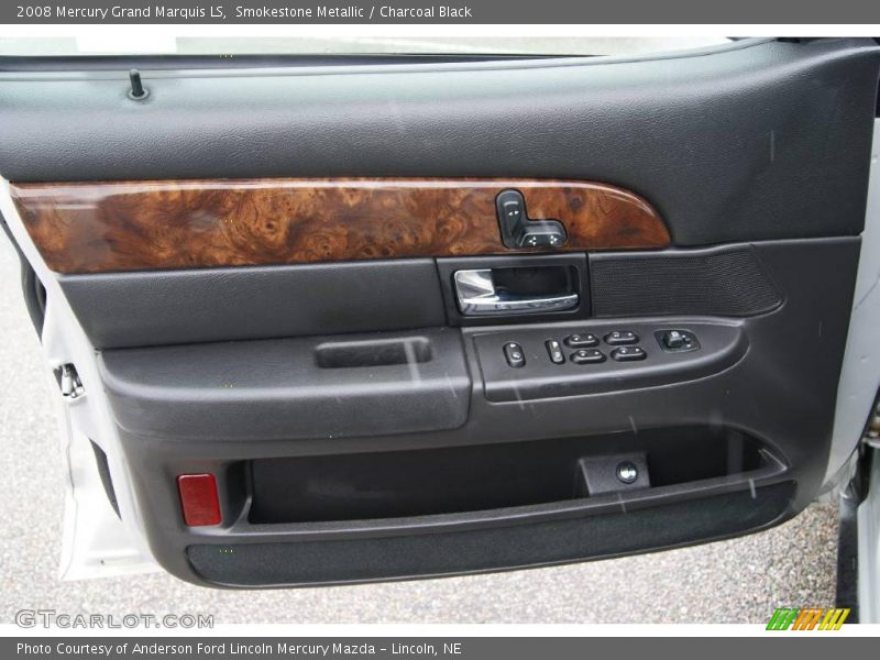 Smokestone Metallic / Charcoal Black 2008 Mercury Grand Marquis LS