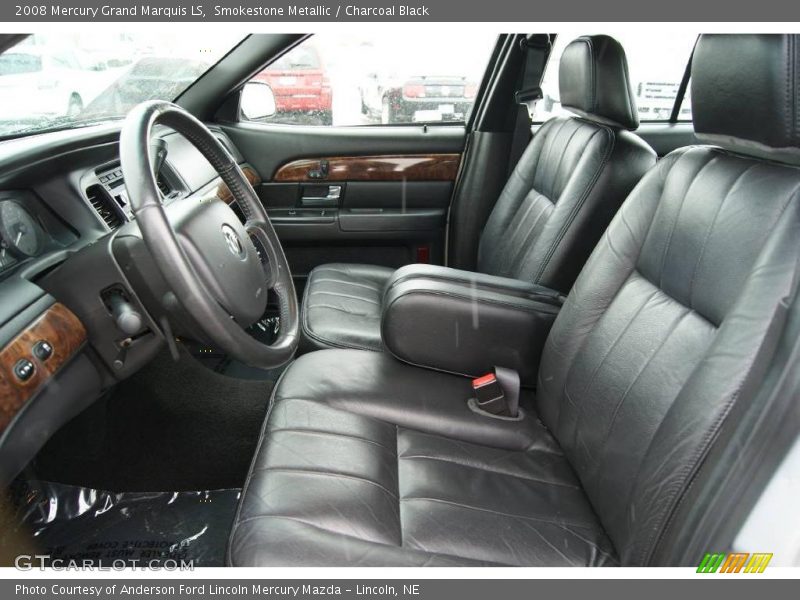Smokestone Metallic / Charcoal Black 2008 Mercury Grand Marquis LS