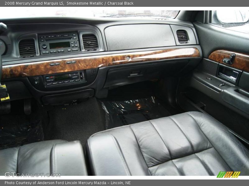 Smokestone Metallic / Charcoal Black 2008 Mercury Grand Marquis LS