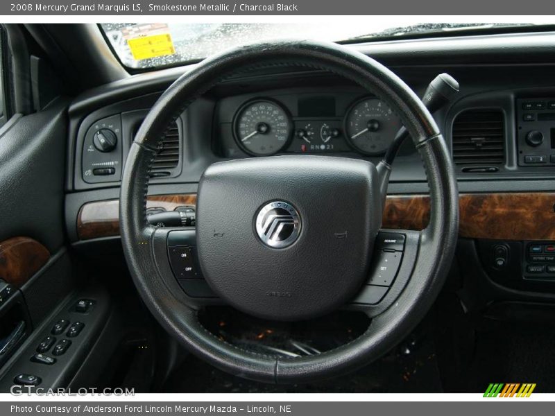 Smokestone Metallic / Charcoal Black 2008 Mercury Grand Marquis LS
