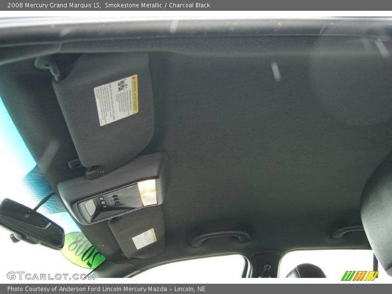 Smokestone Metallic / Charcoal Black 2008 Mercury Grand Marquis LS