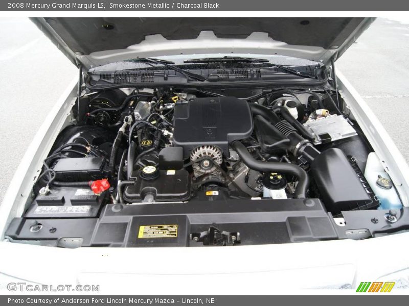 Smokestone Metallic / Charcoal Black 2008 Mercury Grand Marquis LS