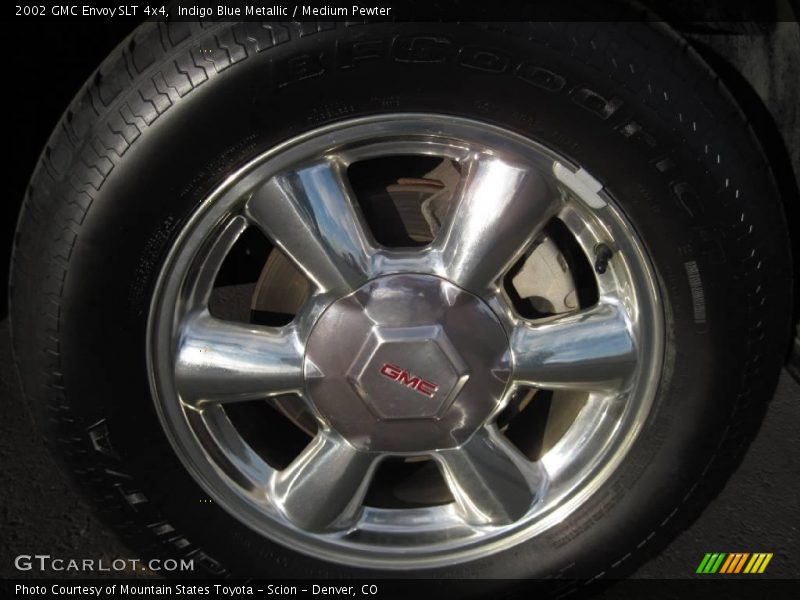 Indigo Blue Metallic / Medium Pewter 2002 GMC Envoy SLT 4x4