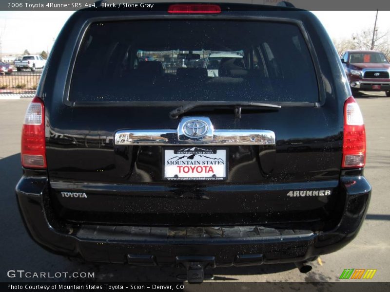 Black / Stone Gray 2006 Toyota 4Runner SR5 4x4