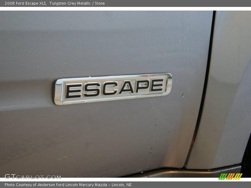 Tungsten Grey Metallic / Stone 2008 Ford Escape XLS
