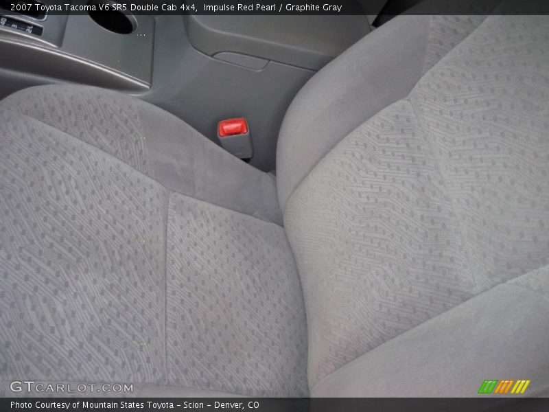 Impulse Red Pearl / Graphite Gray 2007 Toyota Tacoma V6 SR5 Double Cab 4x4