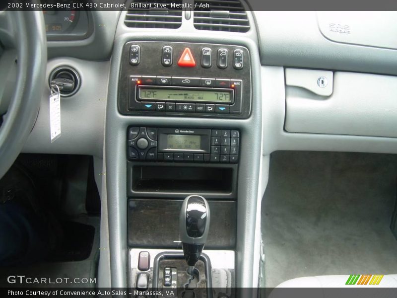Brilliant Silver Metallic / Ash 2002 Mercedes-Benz CLK 430 Cabriolet