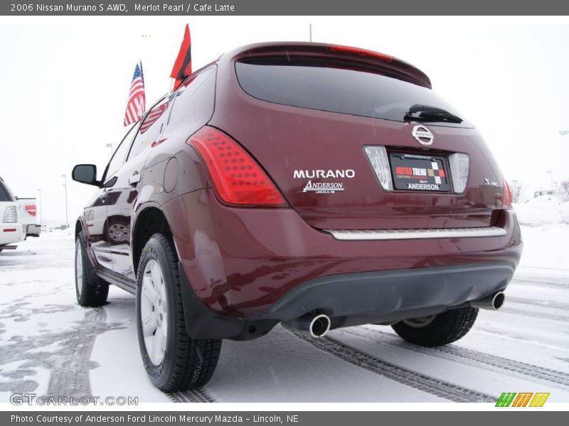 Merlot Pearl / Cafe Latte 2006 Nissan Murano S AWD