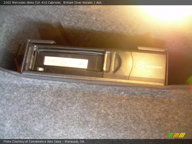 Brilliant Silver Metallic / Ash 2002 Mercedes-Benz CLK 430 Cabriolet