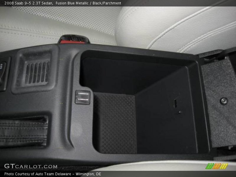 Fusion Blue Metallic / Black/Parchment 2008 Saab 9-5 2.3T Sedan