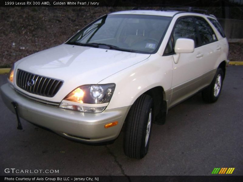 Golden White Pearl / Ivory 1999 Lexus RX 300 AWD