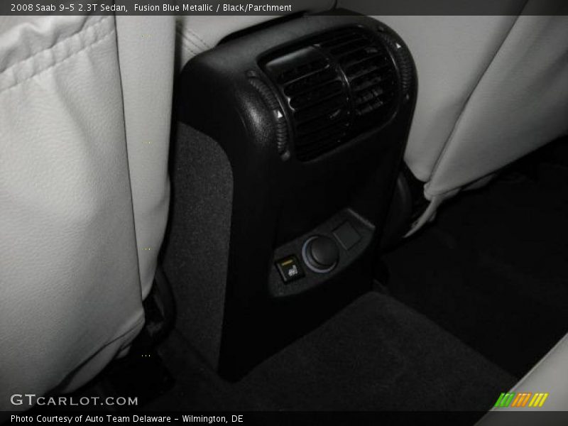 Fusion Blue Metallic / Black/Parchment 2008 Saab 9-5 2.3T Sedan